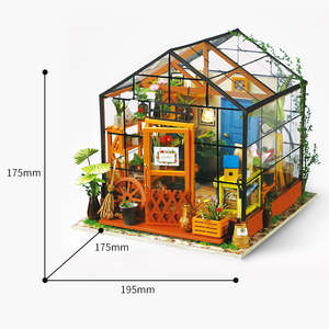 Robotime <b>3D</b> <b>Wooden</b> <b>Puzzles</b> DG104 Cathy's Flower House DIY Miniature House USA Dropshipping - Product Image 1