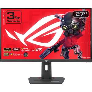 Monitor Gaming Rog Strix de 27 Pulgadas QHD Mate, 270Hz IPS, 125% SRGB HDR con G Sync y Aura Sync para Gamers - Product Image 1