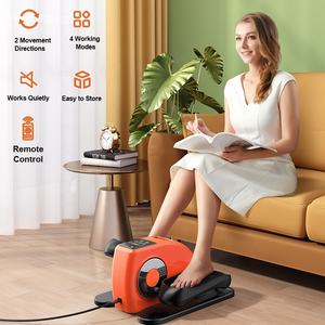 PAOBA Machine elliptique portable silencieuse sous le bureau Équipement d'exercice à domicile pour personnes âgées Exercice du pied assis Autre réadaptation - Product Image 3