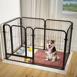 Kandang Anjing Portabel Berkualitas Tinggi untuk Dalam Ruangan, Pagar Anjing Besar dengan Gerbang, Diskon Menarik - Product Image 6