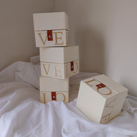 Luxury High-end Custom Logo Square Rigid Box Recyclable Paperboard Perfume Packaging Paper Boxes with Handle