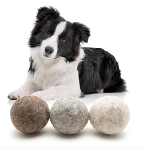 Köpekler için 2025 doğal el yapımı yün keçe toplar (3 adet) | Dayanıklı köpek çiğnemek oyuncak, köpek çiğnemek oyuncaklar diş çıkarma için Pet oyuncaklar Fetch oyunları - Product Image 6