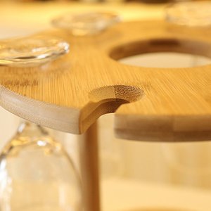 Kệ Để Chai Rượu, Kệ Để Ly Rượu Bằng Tre - Product Image 6