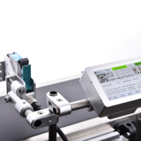 Impresora en Línea DOCOD OEM T190-25.4MM (Un Cabezal, Versión Encriptada) Impresora de Inyección de Tinta Térmica TIJ Máquina de Marcado para Fecha de Caducidad