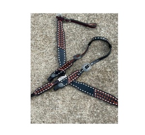 Juego de tachuelas de cuero occidental de diseño personalizado de calidad de exportación con patrón de tejido de cesta disponible a granel - Product Image 3