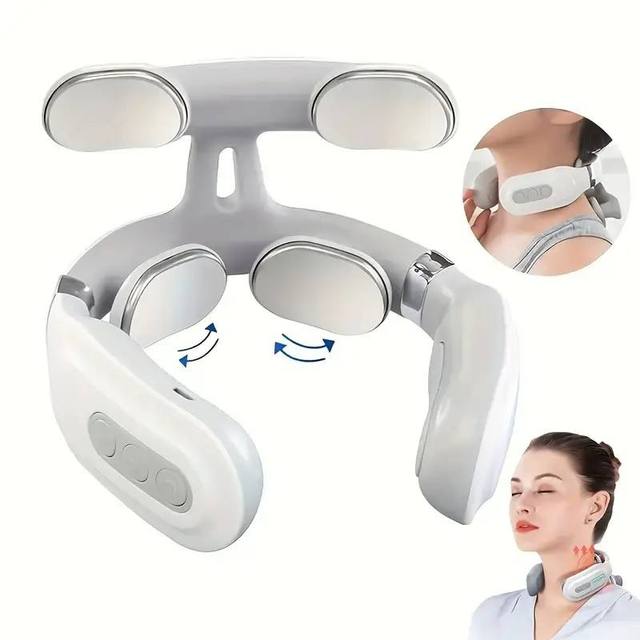 Mini Neck and Shoulder Massager for Pain Relief Lower Facial and Neck Massage Tool with Tension Relief Features