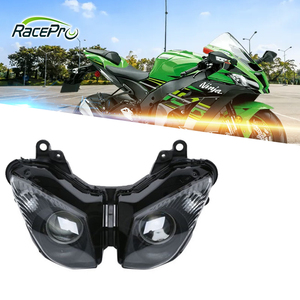 RACEPRO vente en gros, ensemble de phares avant de moto pour <span class=keywords><strong>Kawasaki</strong></span> <span class=keywords><strong>Ninja</strong></span> <span class=keywords><strong>Zx10r</strong></span> 2009 2010 2011 <span class=keywords><strong>2012</strong></span> ZX6R 2008 2009 2010 - Product Image 1