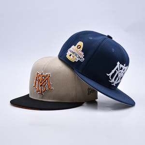 Nhà Máy Mới Thiết Kế Thời Trang 3D Phun Thêu Snapback Mũ 6 Bảng Điều Chỉnh Biểu Tượng Tùy Chỉnh Người Đàn Ông Hip Hop Mũ Snapback - Product Image 1