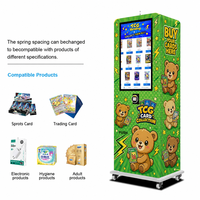 Distributeur automatique de cartes à collectionner avec SDK, accepteur de billets et monnayeur, distributeur de cartes de jeu et de sport pour les magasins de détail