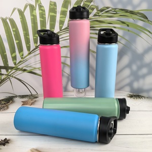 Bouteille d'eau isotherme en acier inoxydable 32 oz réutilisable avec poignée, bouteille de sport d'extérieur pour l'hydratation en acier inoxydable - Product Image 2