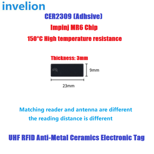 UHF <span class=keywords><strong>RFID</strong></span> Анти-металлическая керамика водонепроницаемый тег большой дальности 3-7 м работает высокая термостойкость для управления складскими активами - Product Image 4