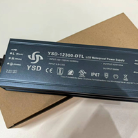 Transformateurs YSD IP67 12V 24V boîtier en aluminium Type économique pilote Led lumière douce alimentation Led 60W 300W pilotes Led