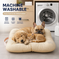 Coussin ergonomique pour le cou, matelas pour animaux de compagnie, chaton, chiot, chien, chat, rembourré, lavable, respirant, doux pour la peau
