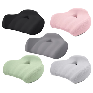 وسادة كرسي مكتب من الفوم الذاكر، دعم قطني مريح، وسادة مقعد متنفسة مضادة للانزلاق لجميع المواسم، للاستخدام في المنزل والسيارة والمكتب - Product Image 3