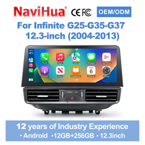 Navihua 12.3 inch <b>Android</b> <b>Car</b> Radio GPS MultimediaCarplay Player for Infiniti G25 G35 G37 2004-2013 Touch Screen DSP Stereo - Product Image 3