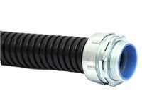Gaine de protection pour câbles en acier revêtu de PVC GI 38 mm 1-1/2'' 80 mm flexible résistant aux flammes pour utilisation en extérieur