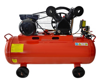 3HP 2.2kw Compresseur d'air à piston 70L réservoir Entraînement par courroie Moteur en cuivre Prix d'usine Offre Spéciale Forte qualité OEM ODM 0.25m ³/min