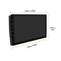 Autoradio Android double DIN 10 pouces avec système de navigation GPS 2+32G