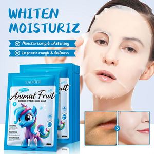 Mascarilla Facial Multiefectos Nutritiva y Reparadora SADOER, Serie Natural Animal, Mascarilla de Tela Herbal - Product Image 3