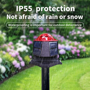 Radar chống nước và chống bụi IP55 phát hiện các âm thanh khác nhau để xua đuổi chim và phát ra ánh sáng để cảnh báo vào ban đêm. - Product Image 4