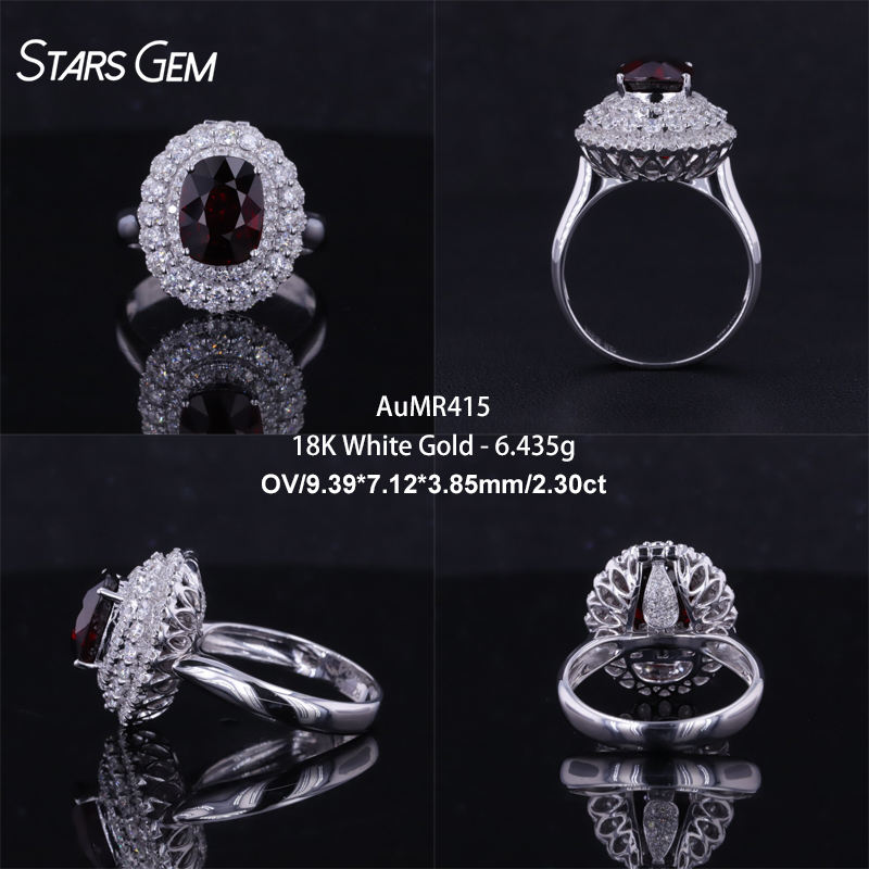 18K White Gold-AuMR415