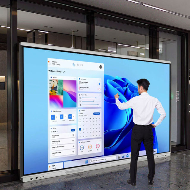 Odm 4k Android Ops 65 Inch Interactive Display Smart Boards 75 Inch Touch Screen Monitor Interactive Whiteboard for Meeting Room