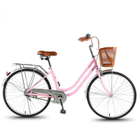 Bicicleta clásica de ciudad para mujer y hombre, 26 pulgadas, personalizada, vintage, para compartir bicicleta, para adulto, OEM, 2022