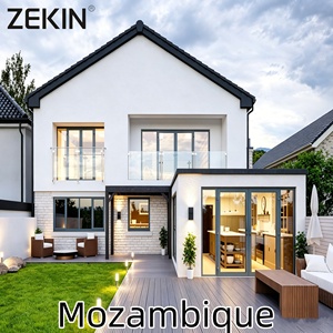 Zekin Project Engineering Customized Thermal Break Aluminum <b>Window</b> Folding Door Tempered Glass Heat Insulated Picture <b>Window</b> - Product Image 1
