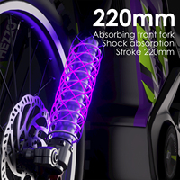 Motocicleta Eléctrica Todoterreno HEZZO D6 PRO, 72V 13000W 90km/h, Batería de Litio Impermeable, Largo Alcance, 400-600cc, Fabricada en Guangdong, UE, EE. UU.