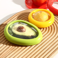 Récipient de stockage coloré sans BPA pour citron et avocat Boîte de conservation hermétique réutilisable de petite taille pour fruits coupés