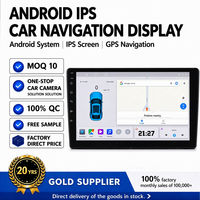 Autoradio portable 7 pouces avec navigation, Android Auto sans fil, Apple CarPlay, caméra de recul, écran partagé, intégré 1DIN OLED
