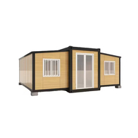 Maison conteneur en acier extensible et respirante, villa de luxe préfabriquée, maison capsule, conception personnalisée pour hôtel, hôpital, appartement