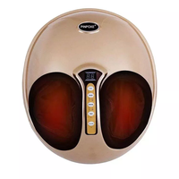 Masseur électrique pour les pieds, appareil de massage des pieds 3D Shiatsu avec compression d'air, pétrissage et thérapie thermique