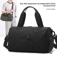 Sac de sport pour homme avec compartiment séparé pour chaussures, léger, grande capacité, sac bandoulière, sac de sport pour l'entraînement et les voyages