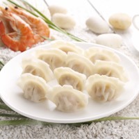 Sanquan Gefrorene Pilz- und Gemüseknödel - 500g Beutel Schnellkoch-Snack für Convenience Stores