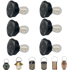 Dingyuan Solar <b>Bulb</b> Dual Color Lamp Holder 1.2v Plastic Shell For <b>Outdoor</b> <b>Lighting</b> - Product Image 4