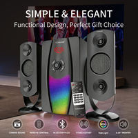 Altavoz para Juegos 2.1 con Luz RGB, Subwoofer Multimedia para Computadora