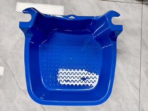 Bain de pieds portable antidérapant bleu pour <span class=keywords><strong>piscine</strong></span> hors sol, compatible eau salée, accessoire de <span class=keywords><strong>piscine</strong></span> en plastique - Product Image 4