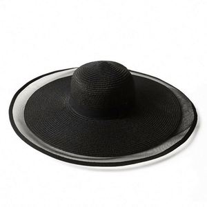 Large Brim <b>Hat</b> Versatile Fisherman <b>Hat</b> <b>Summer</b> Sun Shade Straw <b>Hat</b> - Product Image 2