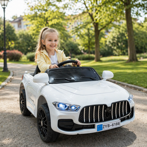 Auto Elettrica per Bambini con Telecomando, 4 Ruote, 12V, MP3, per Bambini da 2 a 8 Anni - Product Image 2