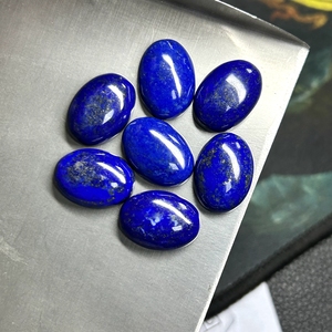 Bán Buôn Tự Nhiên Lapis Lazuli Đá Oval Flat Lại Cabochon Hạt - Product Image 6