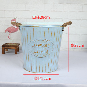 17cm Ironwork <b>Pot</b> with Drainage Hole Corner <b>Succulent</b> Flower Growing Wedding Display Stand Plant Metal Rack - Product Image 4