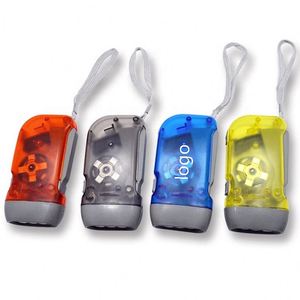 Mini Linterna LED Promocional de Manivela con 3 LED para Camping y Uso en Exteriores, Regalo Publicitario con Logotipo Personalizado - Product Image 1