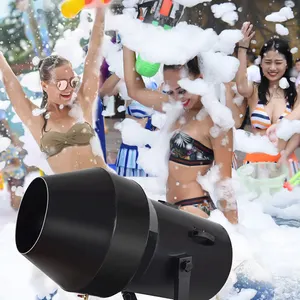 Máquina de espuma de chorro de cabeza móvil, gran potencia, 3000W, para fiesta, piscina, exterior, soplador de espuma