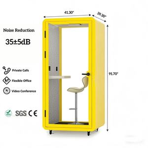 声学便携式静音私人工作独奏办公室音响亭吊舱音频隐私 - Product Image 1