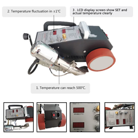 Soudeuse à air chaud automatique 1200W pour bâches PVC et bâches publicitaires, avec éclairage LED, nouvelle génération, vente directe usine