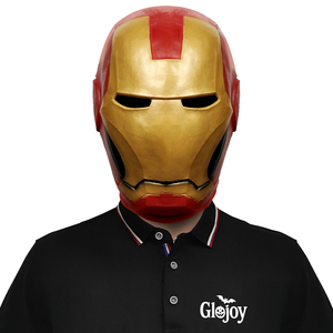 <span class=keywords><strong>Masque</strong></span> en latex d'horreur Iron Man pour maison hantée, escape room, accessoire d'Halloween, fête costumée, personnalisable - Product Image 1
