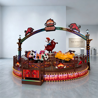 Attraction de parc d'attractions personnalisée : Manège Crazy Bull pour enfants