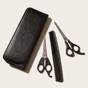 S1112 Hairdressing Four Piece Set Stainless Steel Thinning <b>Shears</b> Flat <b>Shears</b> Pet Scissors Haircutting <b>Tools</b> - Product Image 3