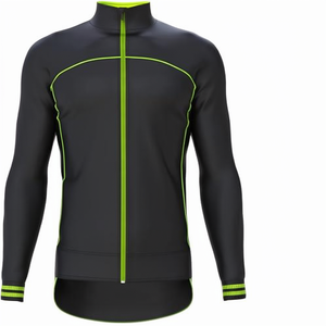 Camisetas de Ciclismo MTB Personalizadas para Empresas, al Por Mayor, Resistentes al Viento, Transpirables, de Manga Larga, Tallas Grandes, para Hombre, Otoño - Product Image 1
